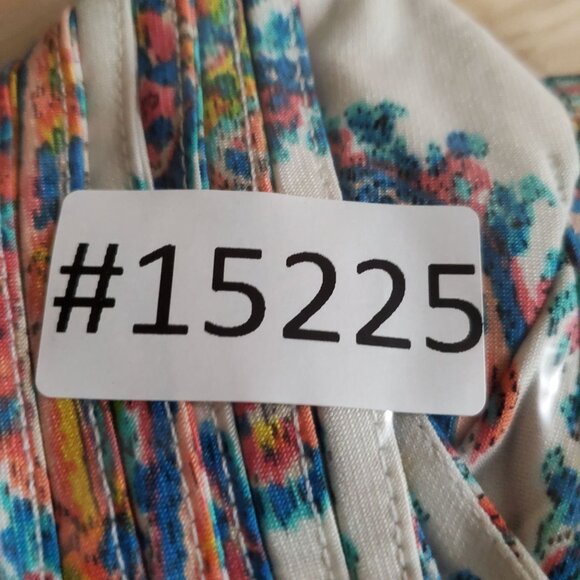 OneWorld Dress Womens Medium Multicolor Boho Paisley Sleeveless Maxi *NWT* - Picture 7 of 7